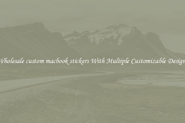 Wholesale custom macbook stickers With Multiple Customizable Designs