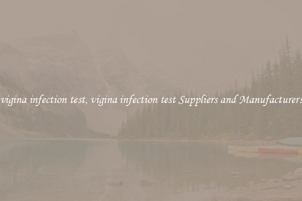 vigina infection test, vigina infection test Suppliers and Manufacturers