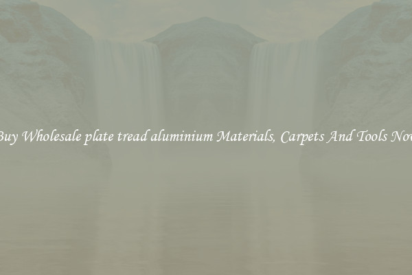 Buy Wholesale plate tread aluminium Materials, Carpets And Tools Now