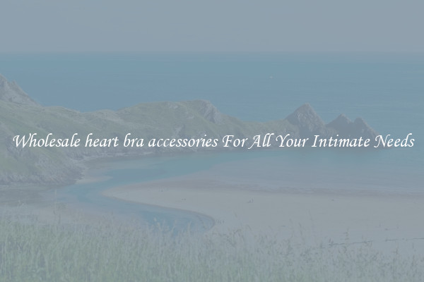 Wholesale heart bra accessories For All Your Intimate Needs