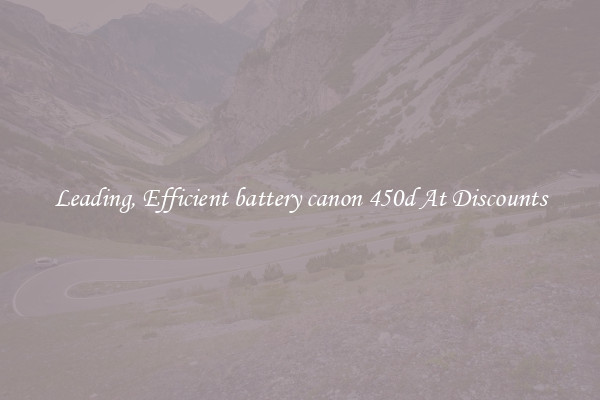 Leading, Efficient battery canon 450d At Discounts