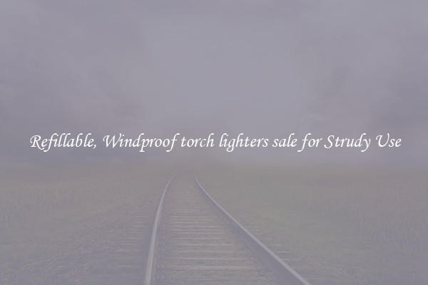 Refillable, Windproof torch lighters sale for Strudy Use