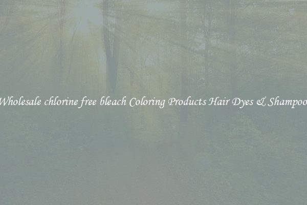 Wholesale chlorine free bleach Coloring Products Hair Dyes & Shampoos