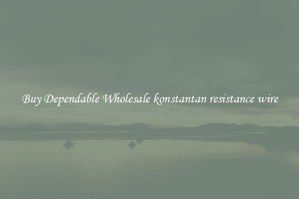 Buy Dependable Wholesale konstantan resistance wire